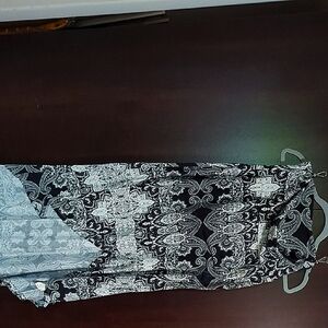 Lily Rose Black and White High-Low Skirt